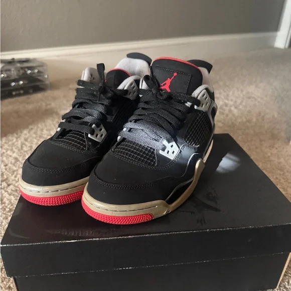 OG Jordan 4 Retro ‘Bred’ SIZE 6.5 MEN 8 WOMEN Jordan 4 Retro OG  main image 4